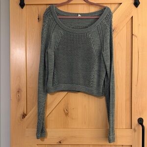lululemon athletica Women's Green Knit Sweater